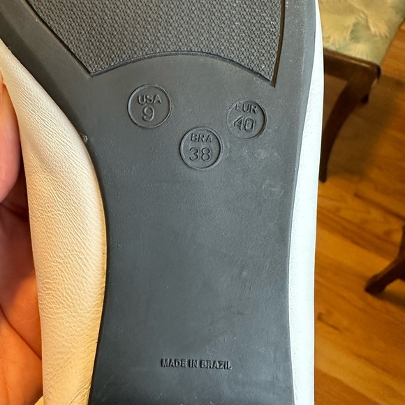 Fm/Ny black & White ballet flats - Picture 9 of 9